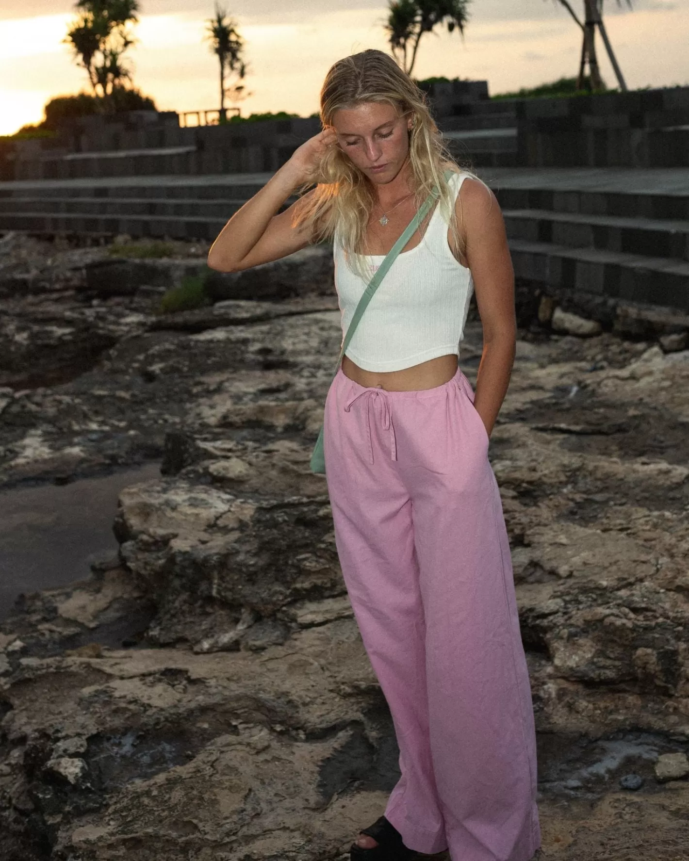 Mujer Rusty Pantalon De Playa De Tiro Medio Felicity