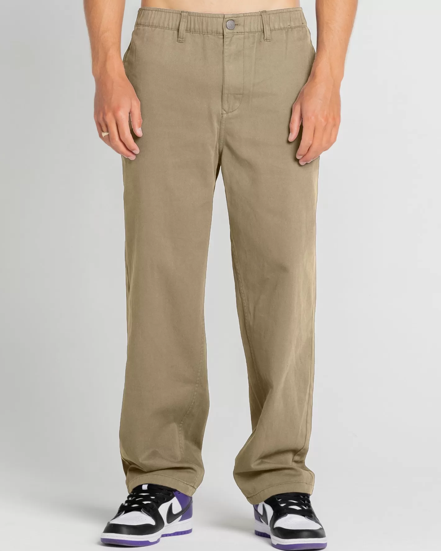 Hombre Rusty Pantalon Elastico De Corte Holgado Para Nino Grande