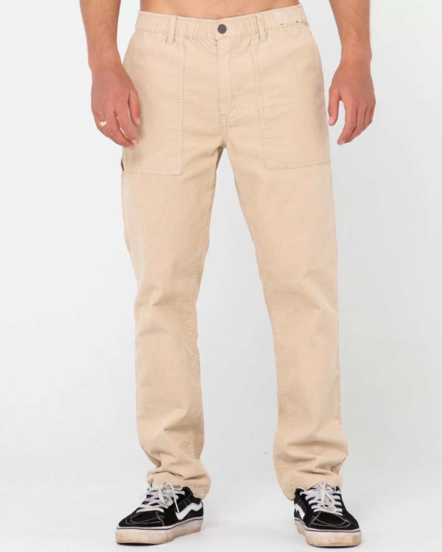Hombre Rusty Pantalon Elastico De Corte Recto Workwear De Rigglet