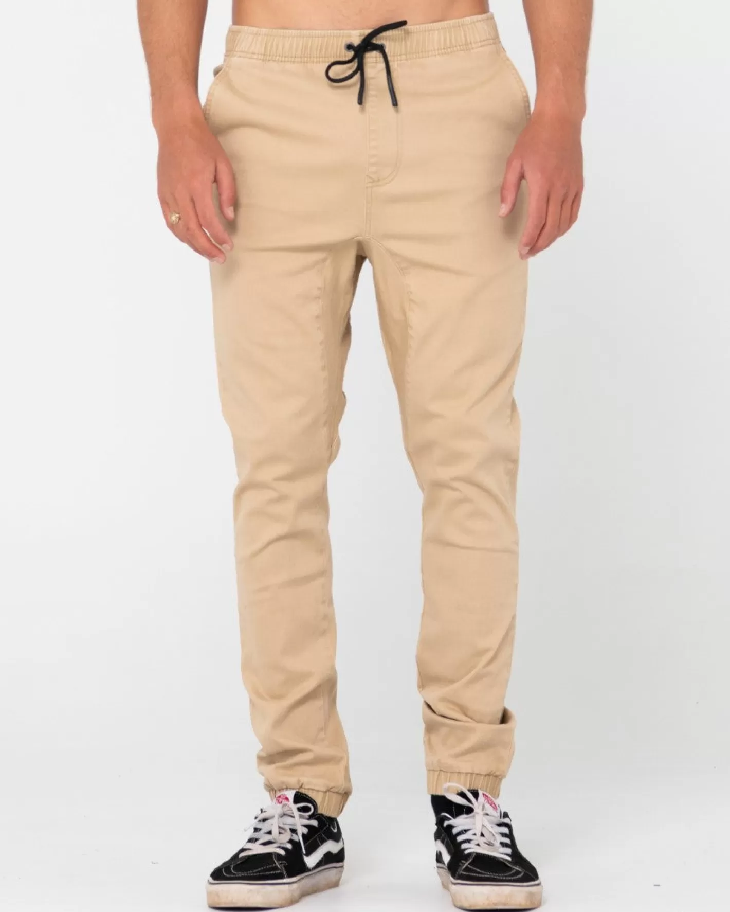 Hombre Rusty Pantalon Elastico De Corte Slim Con Gancho