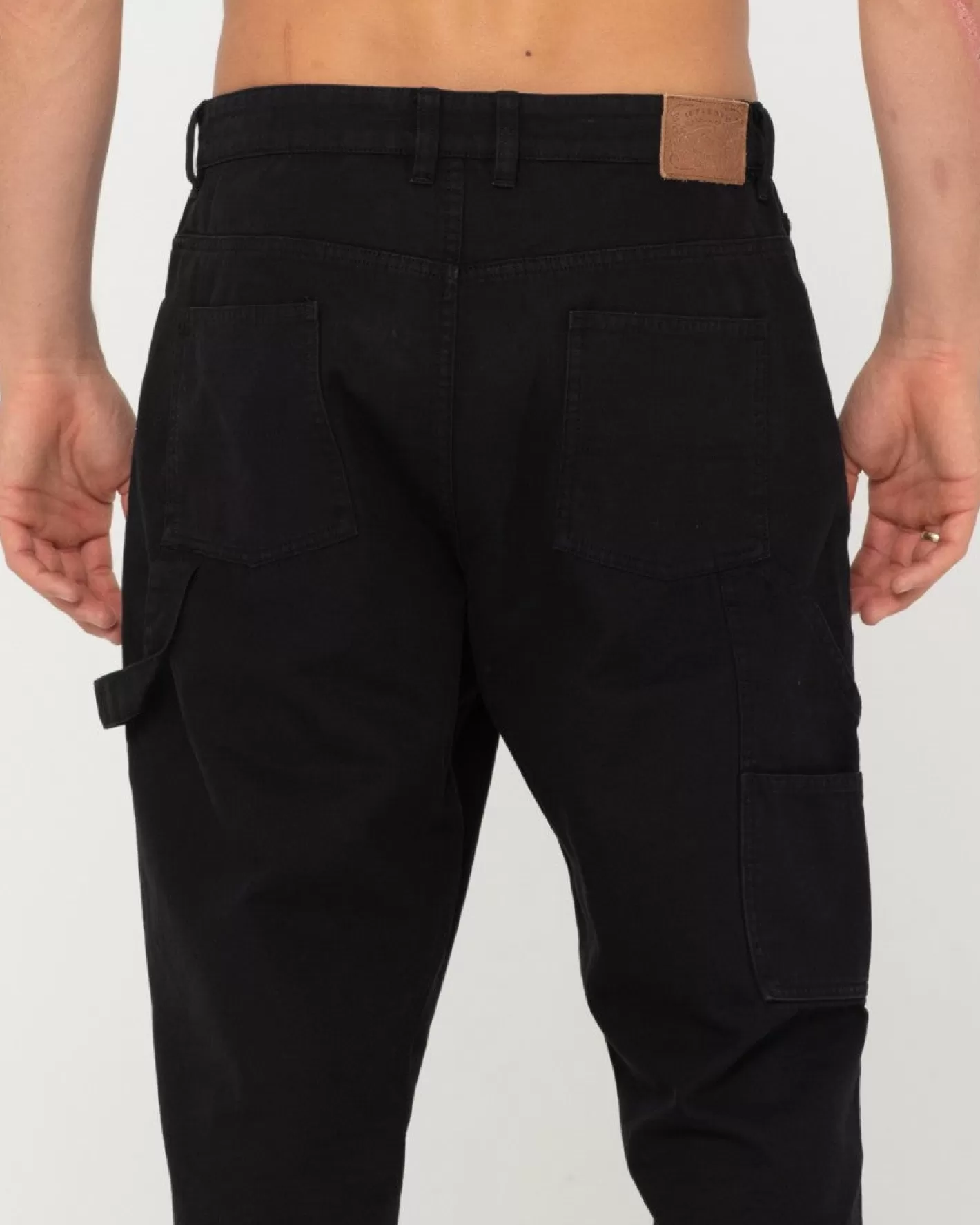 Hombre Rusty Pantalon Peto De Corte Recto Con 5 Bolsillos