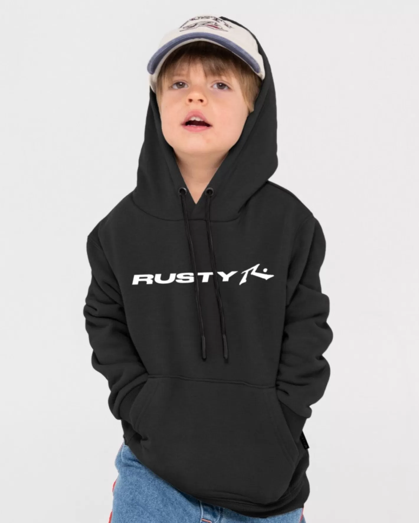 Niños Rusty Pantalon Polar Con Capucha Vital