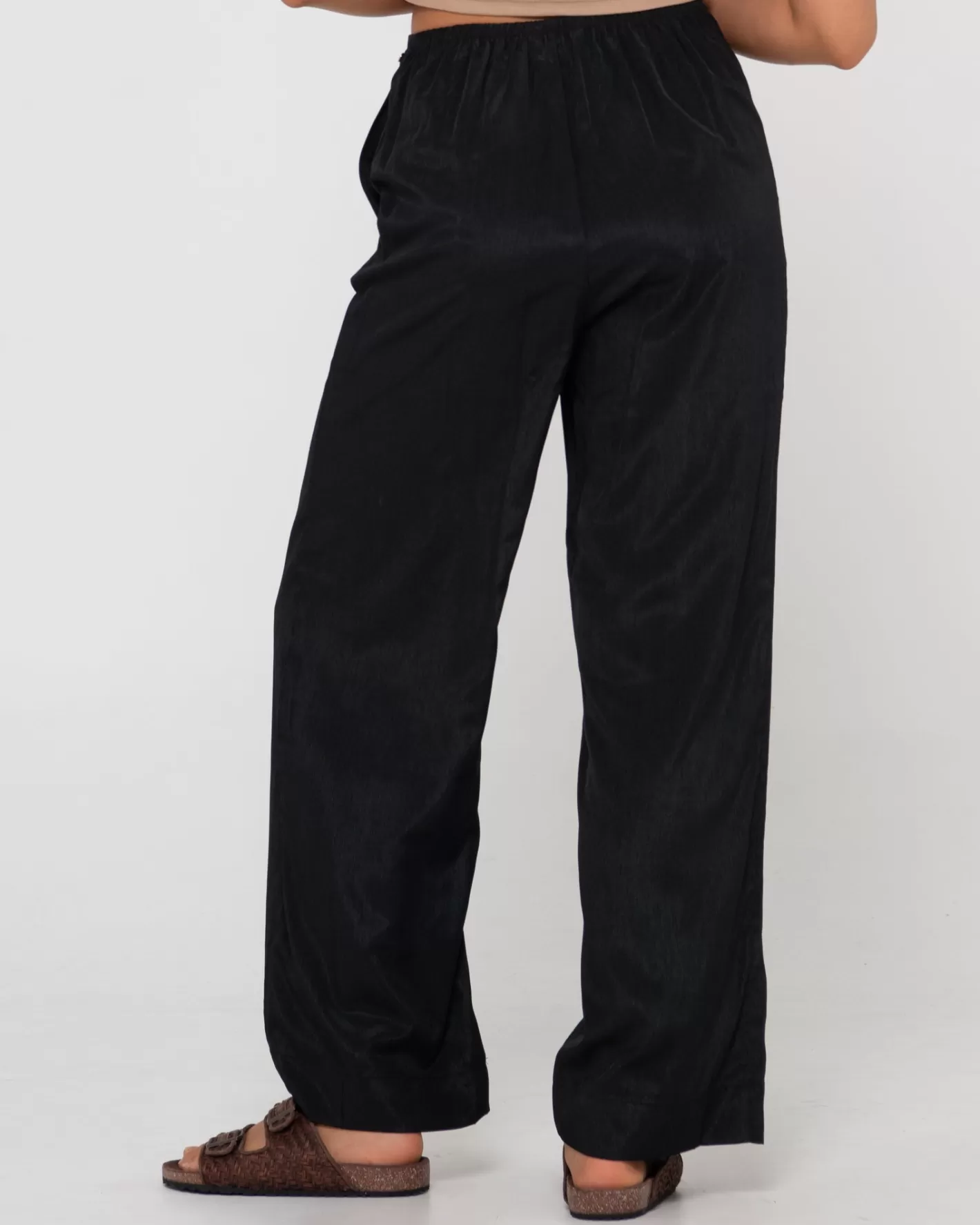 Mujer Rusty Pantalon Porter De Talle Alto Y Ajuste Relajado