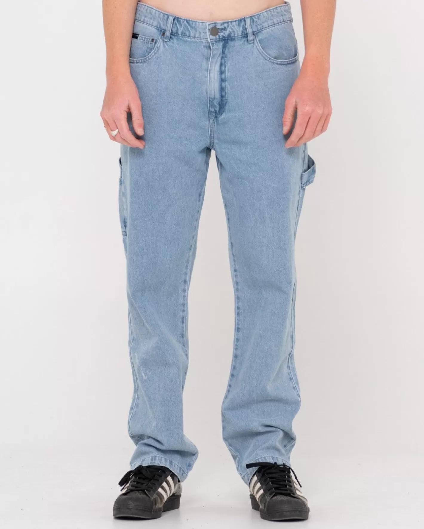 Hombre Rusty Pantalon Vaquero De Corte Recto Con Peto