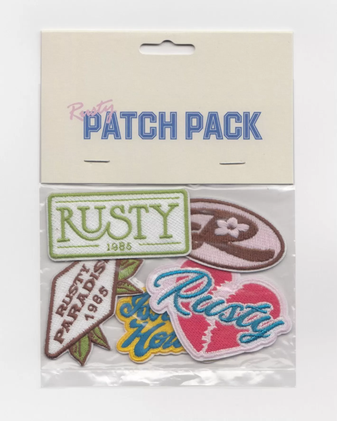 Mujer Rusty Paquete De Parches Bordados Termoadhesivos