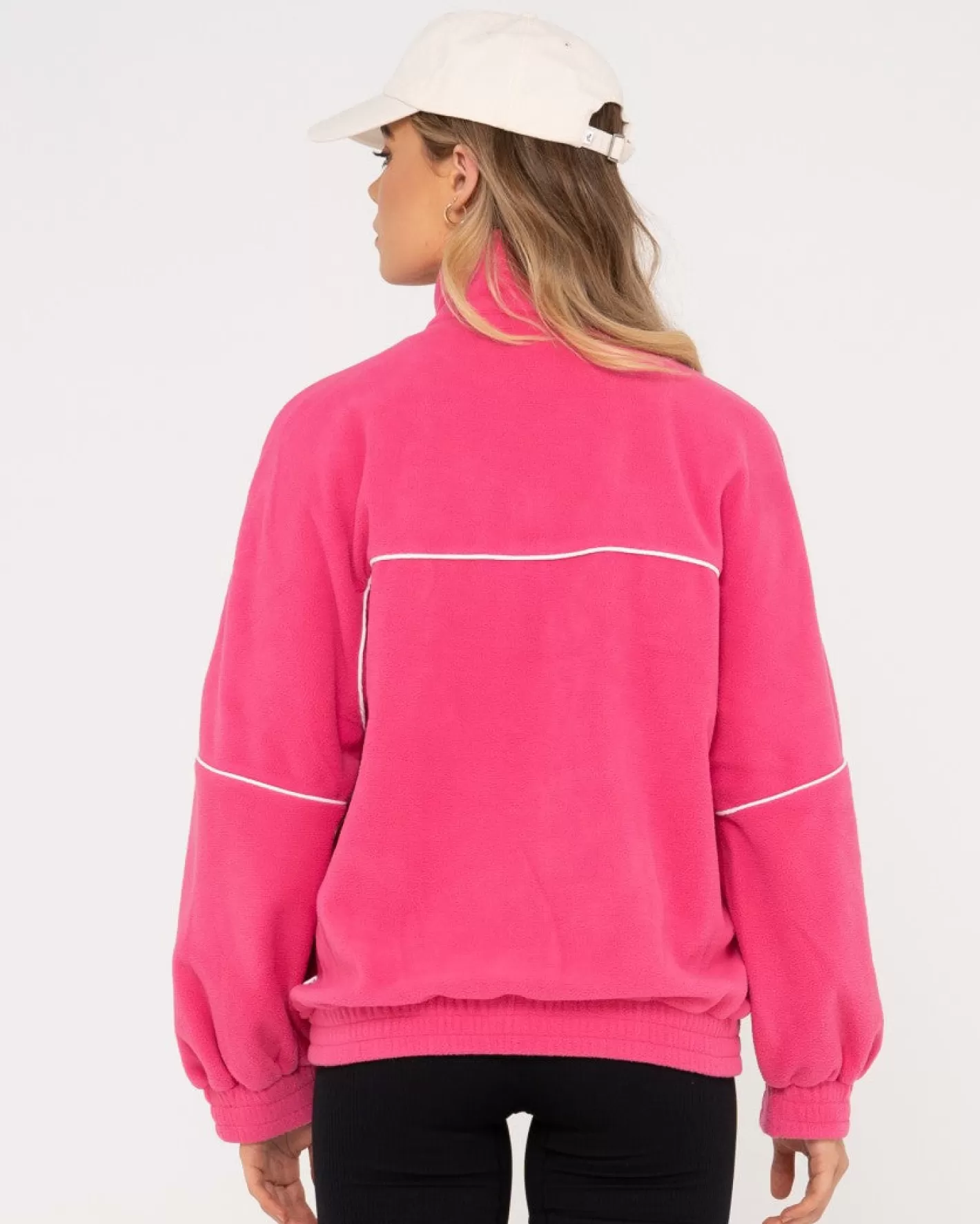Mujer Rusty Polar Chaqueta Polar Extragrande Con Cremallera