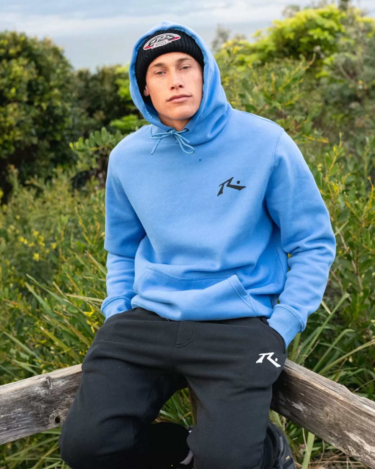 Hombre Rusty Polar Con Capucha De Competicion