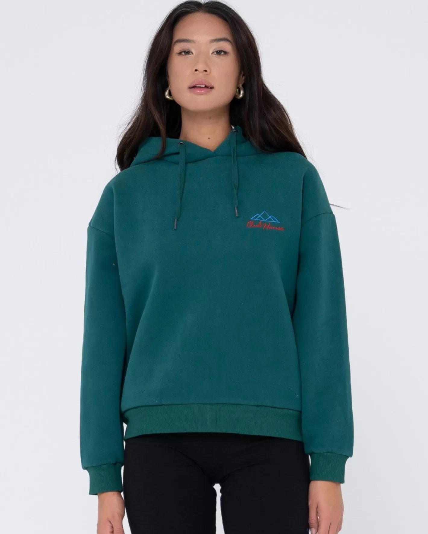 Mujer Rusty Polar Con Capucha Relajado Athletic