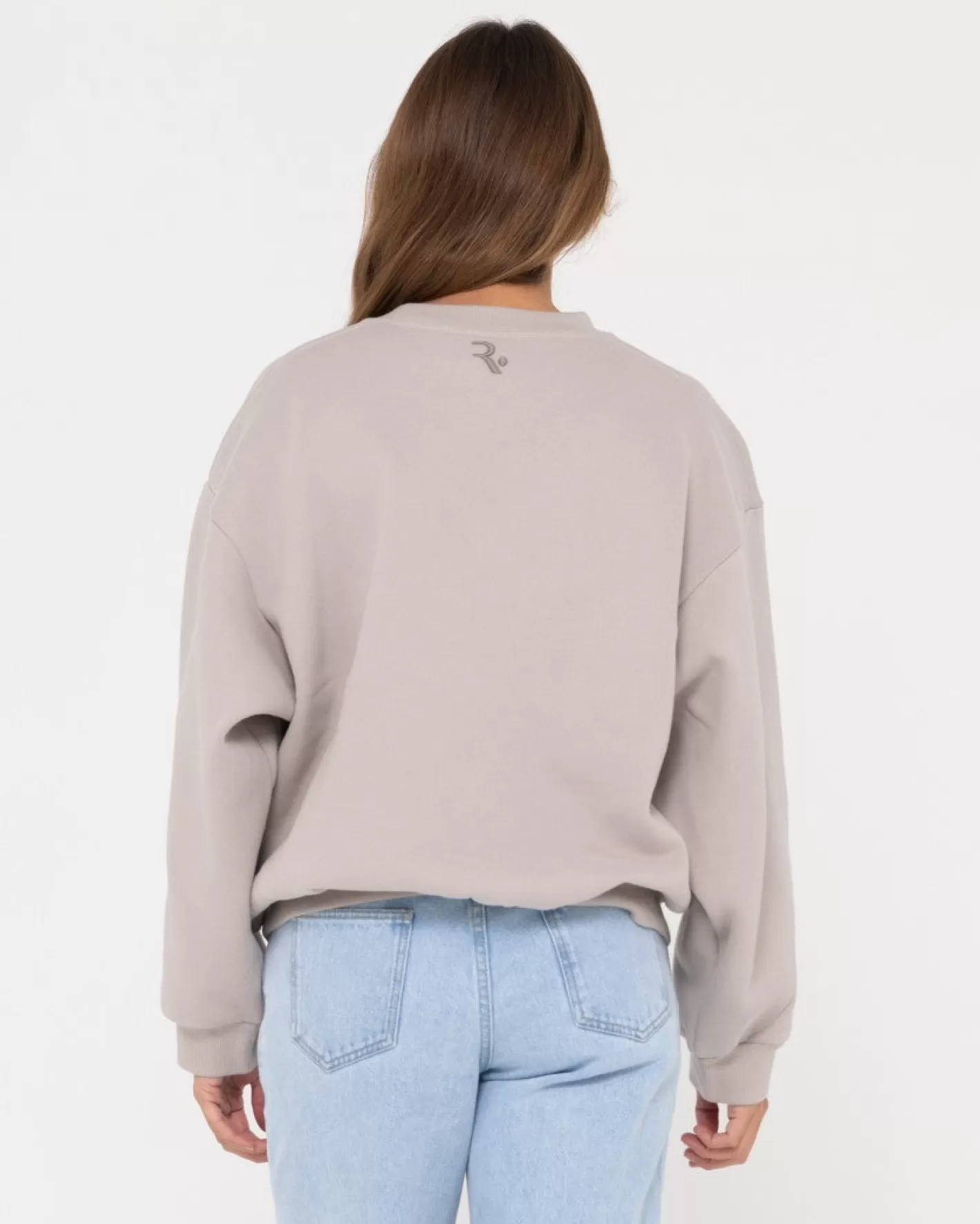Mujer Rusty Polar De Cuello Redondo Extragrande Con Firma