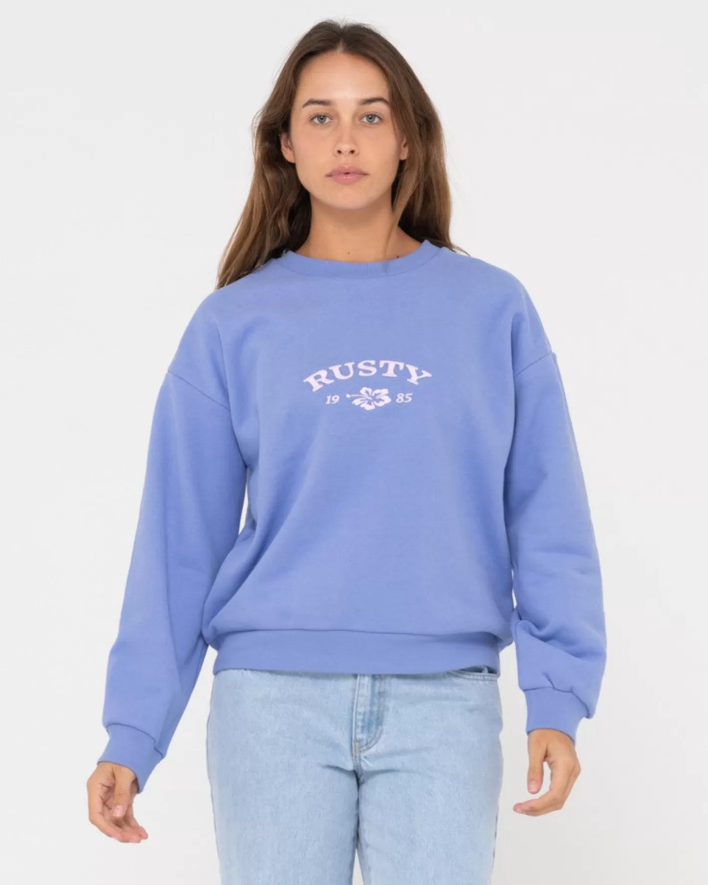 Mujer Rusty Polar Holgado Con Grafico Thriving