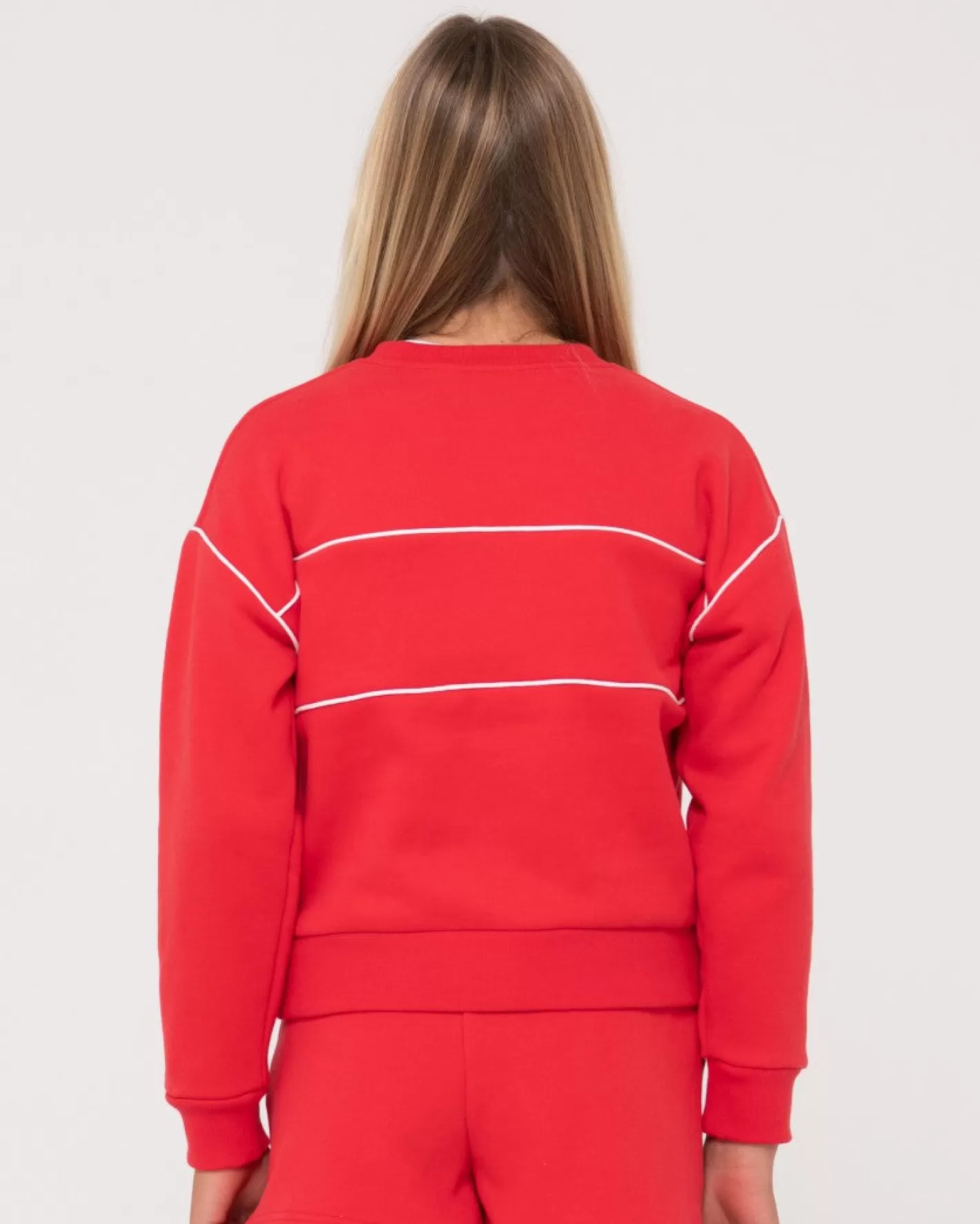 Niños Rusty Polar Line Oversize Crew Para Nina