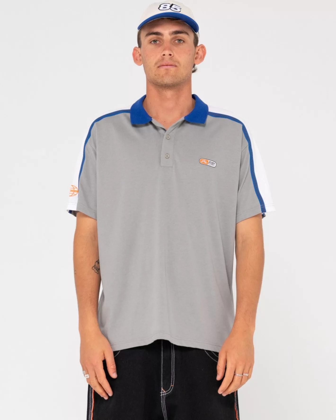 Hombre Rusty Polo De Ajuste Relajado Oxecutioner