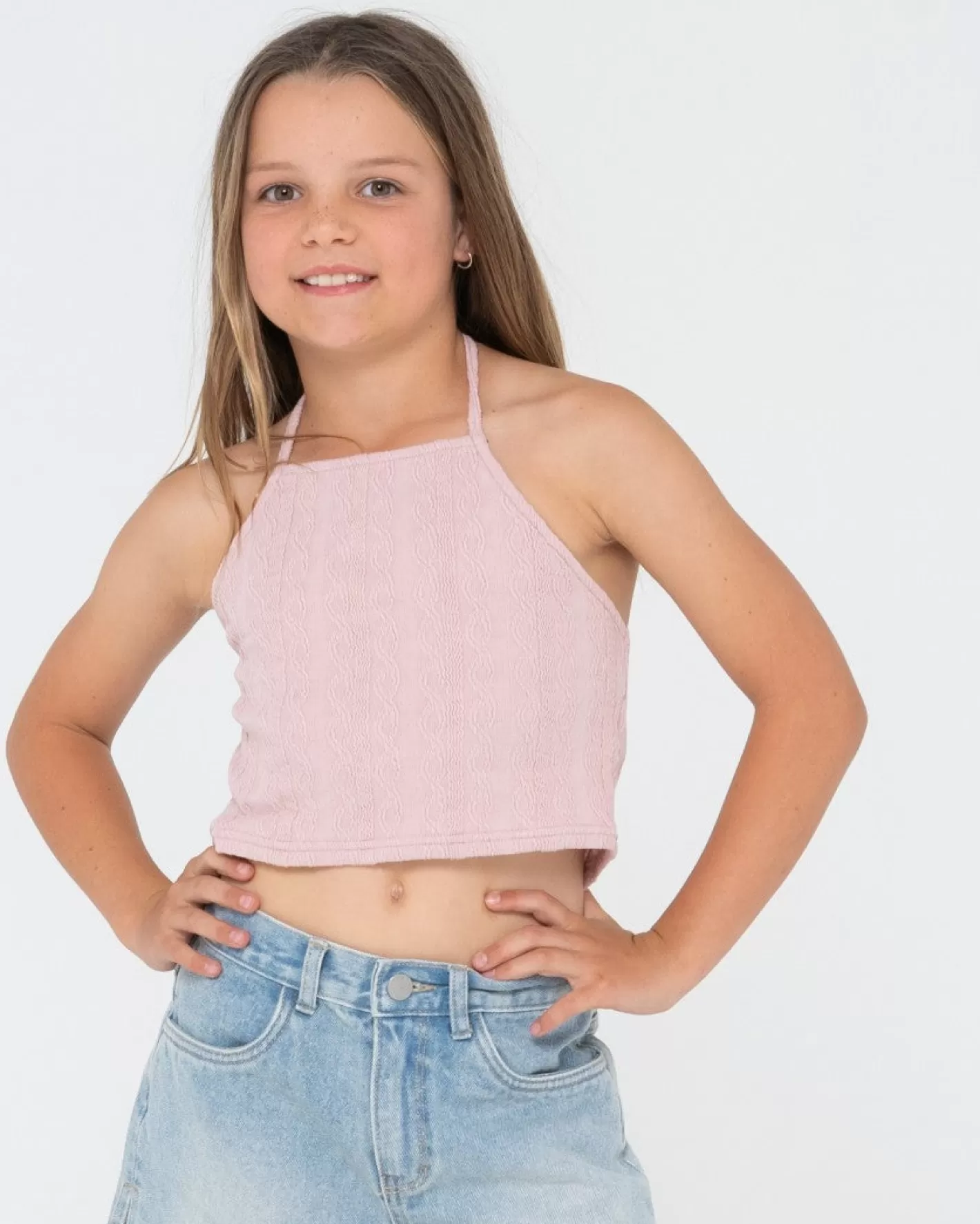 Niños Rusty Riviera Top Halter Ninas