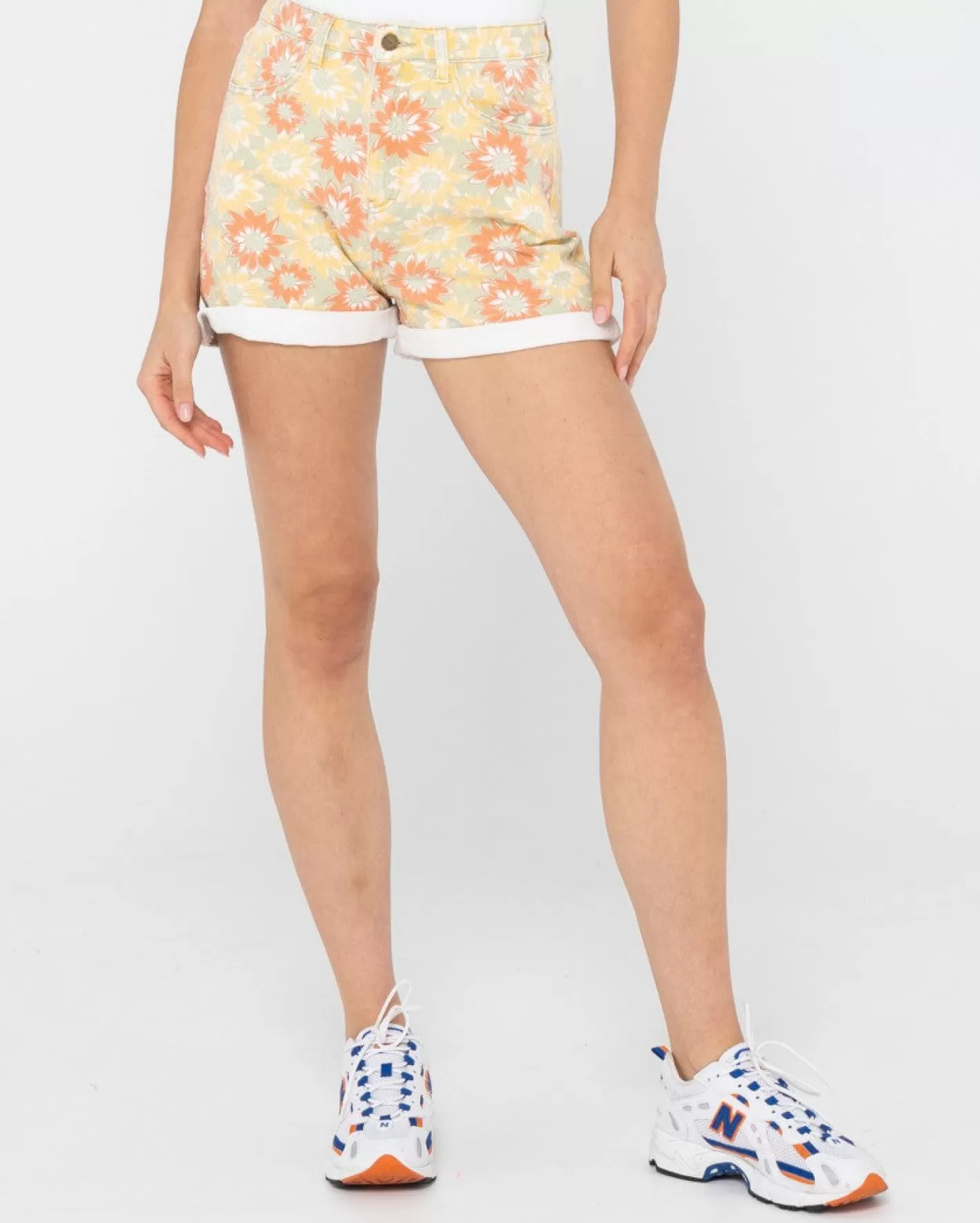 Mujer Rusty Short Vaquero De Talle Alto Duke