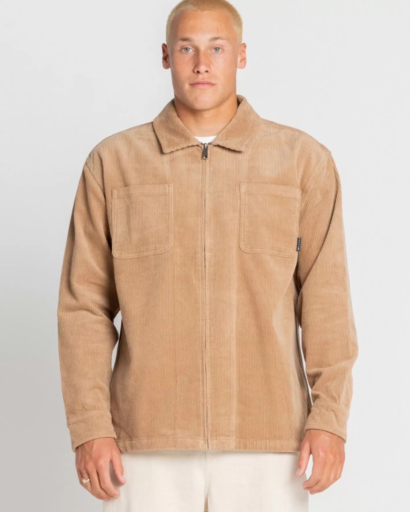 Hombre Rusty Sobrecamisa De Manga Larga De Pana Coup