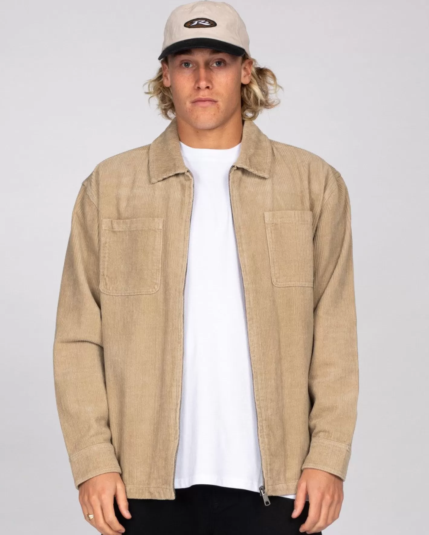 Hombre Rusty Sobrecamisa De Manga Larga De Pana Coup