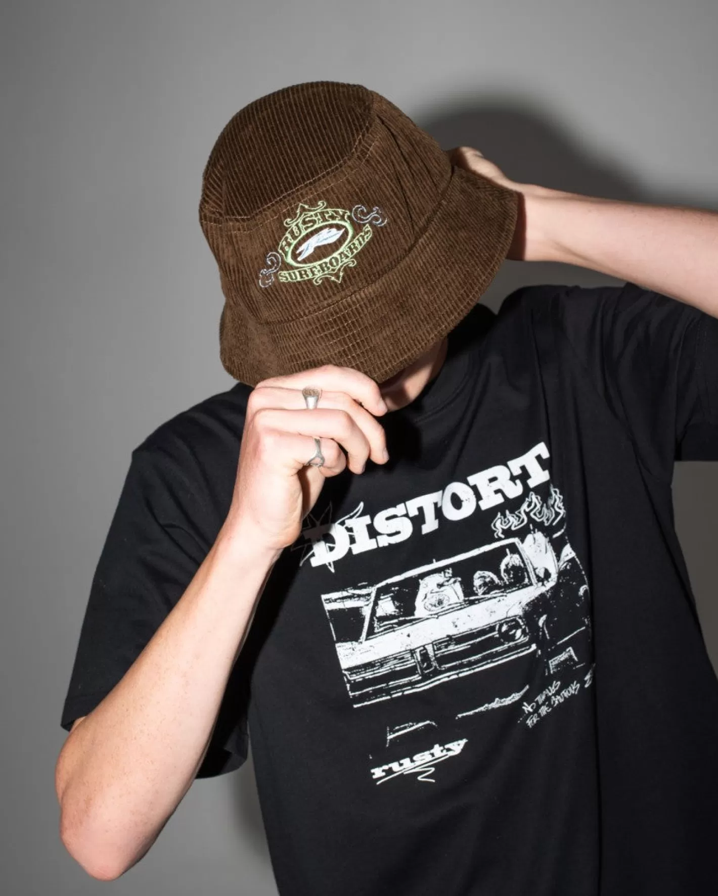 Hombre Rusty Sombrero De Pescador De Pana Frenzy Heritage