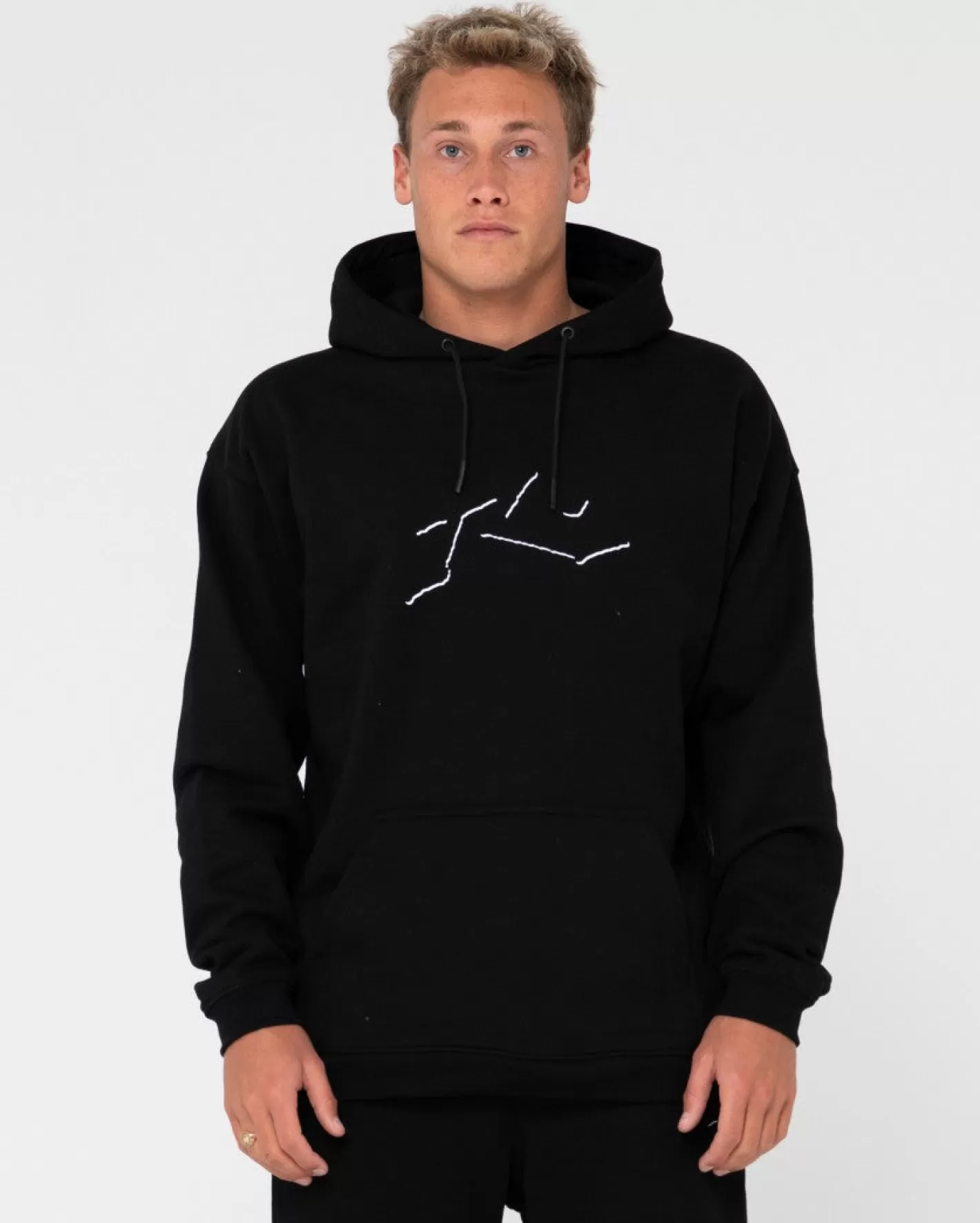 Hombre Rusty Sudadera Con Capucha De Polar Relajada Shadow R