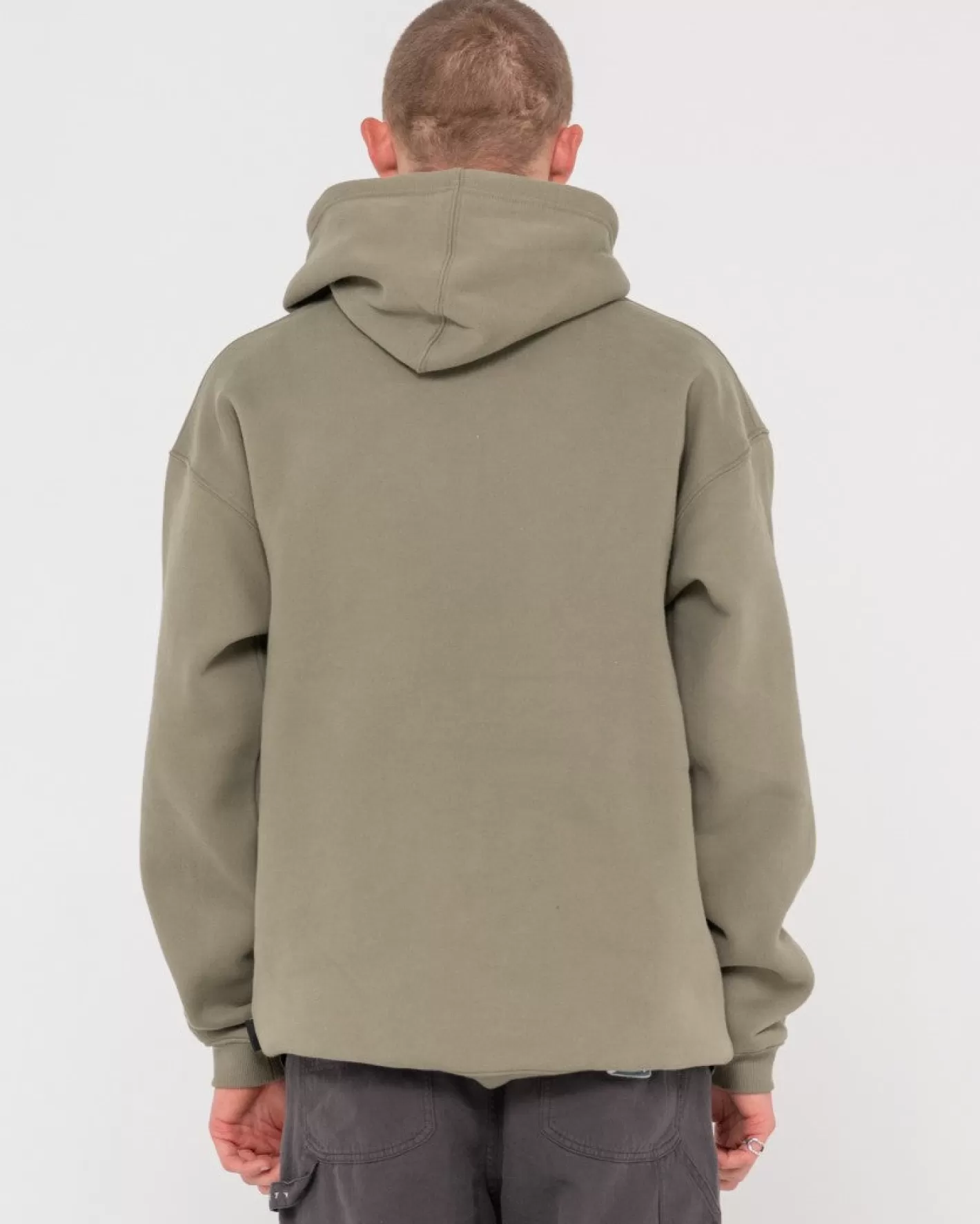 Hombre Rusty Sudadera Con Capucha De Polar Super Relajada Shadow R