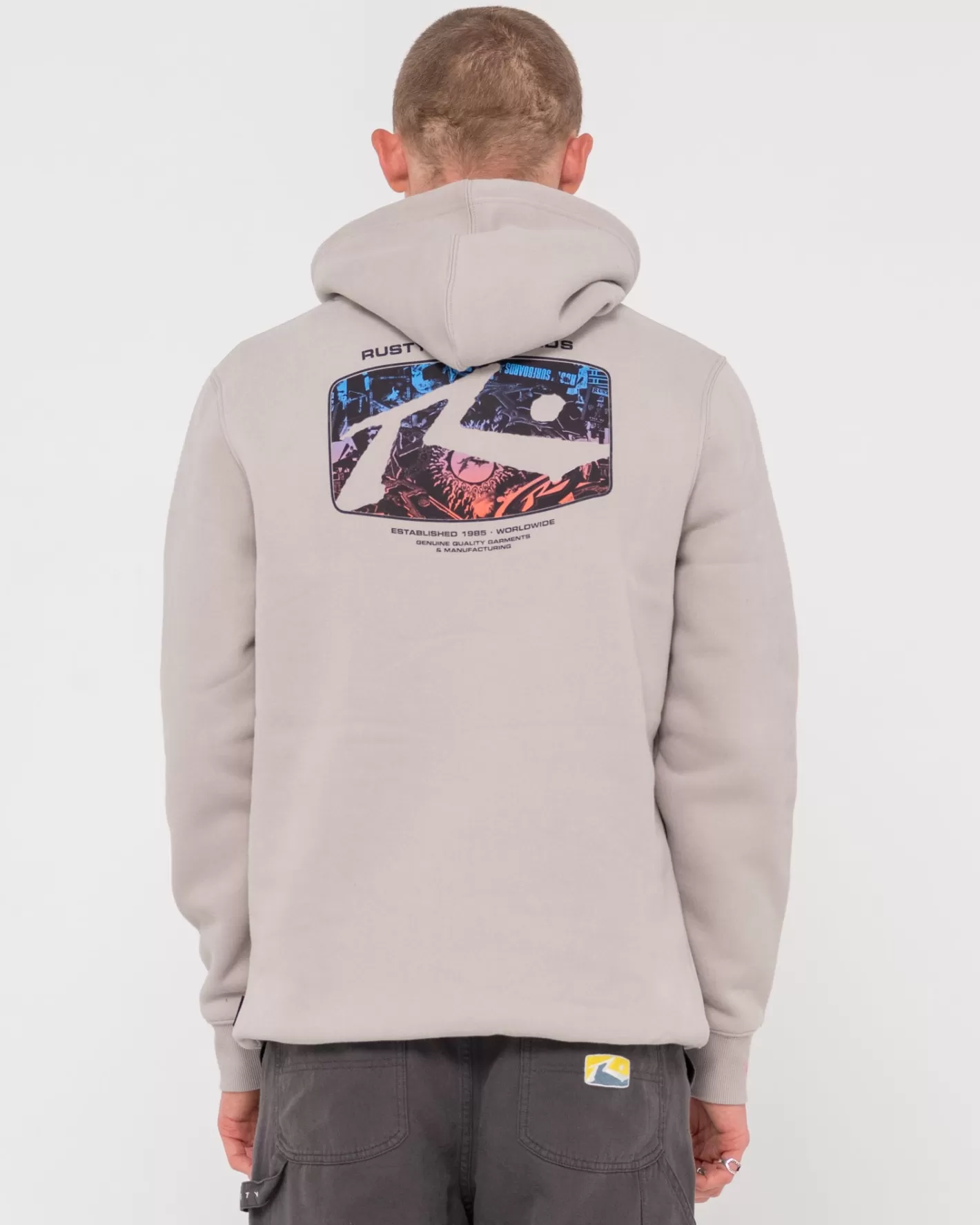 Hombre Rusty Sudadera Con Capucha De Tejido Polar Advocate Graphic