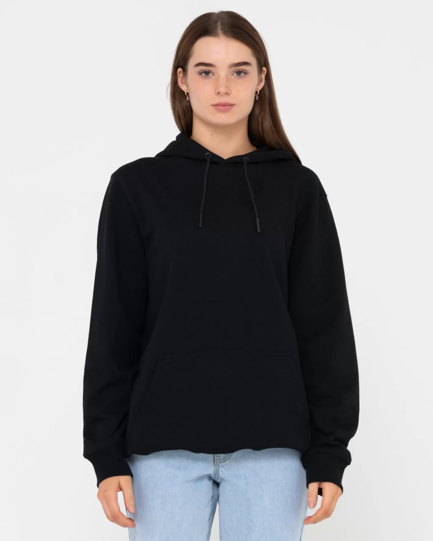 Mujer Rusty Sudadera Con Capucha De Tejido Polar Con Estampado Personalizado De Locals Only