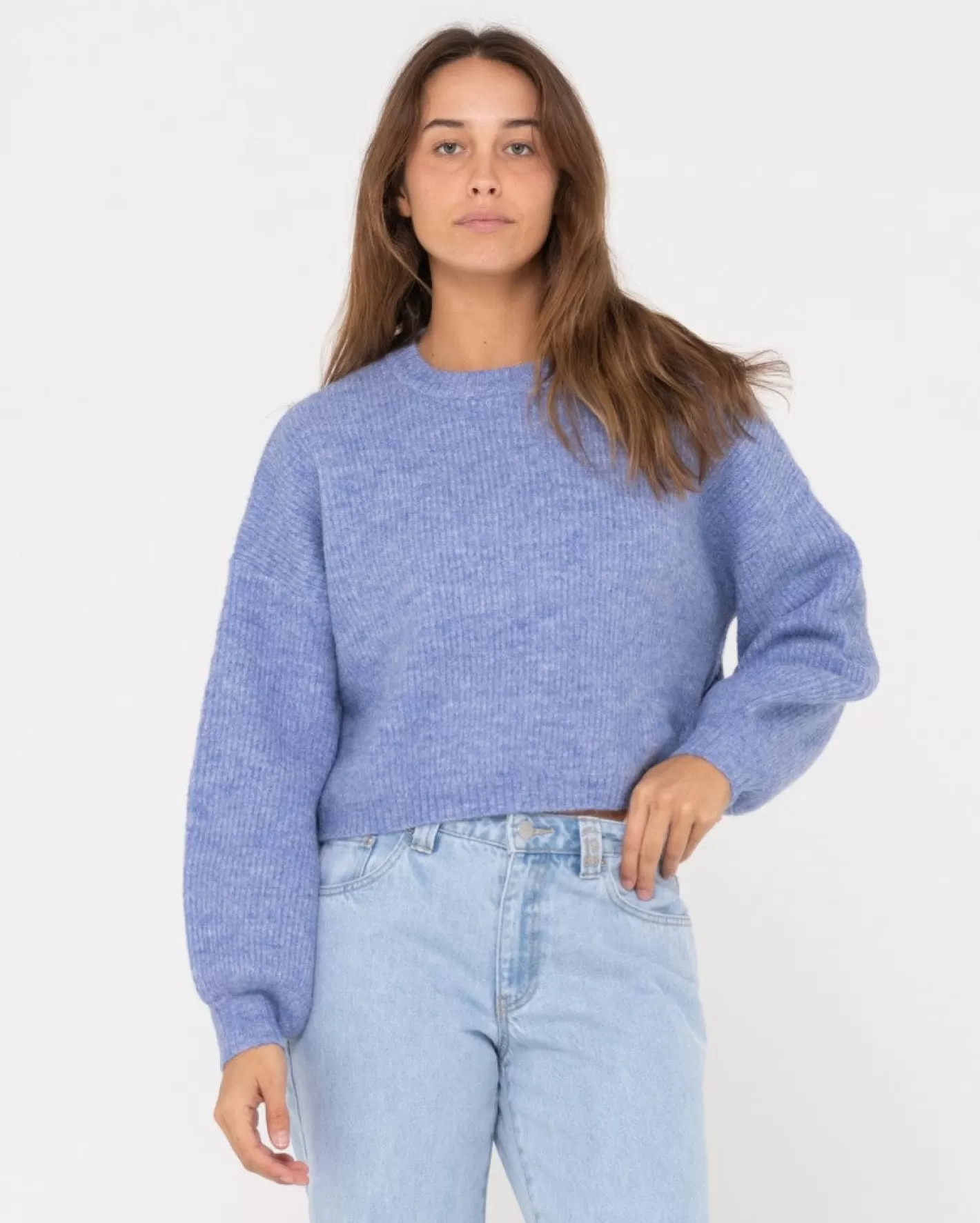Mujer Rusty Sundae Con Cuello Redondo Y Corte Extragrande