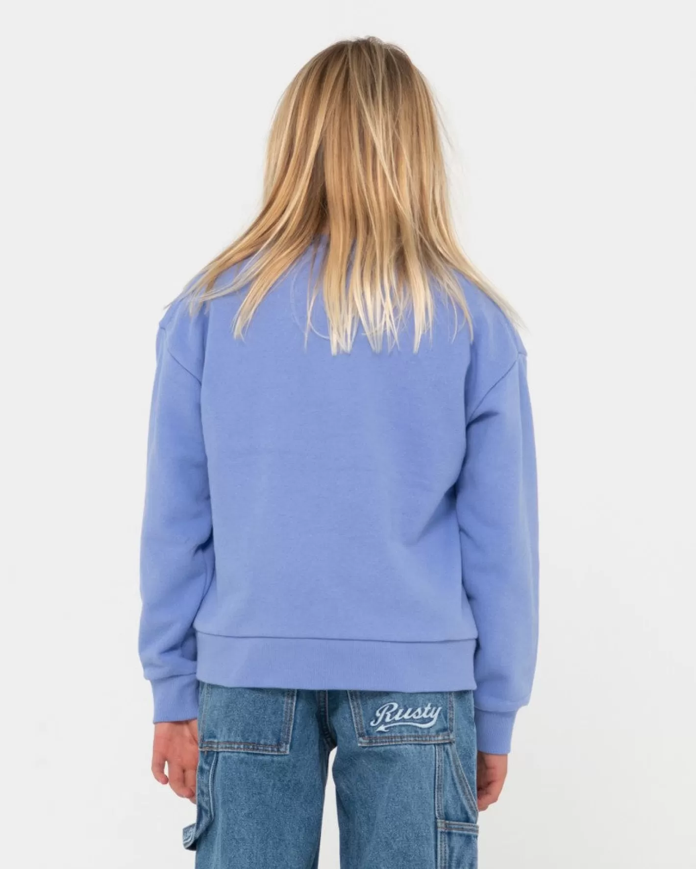 Niños Rusty Thriving Relaxed Crew Polar Para Ninas