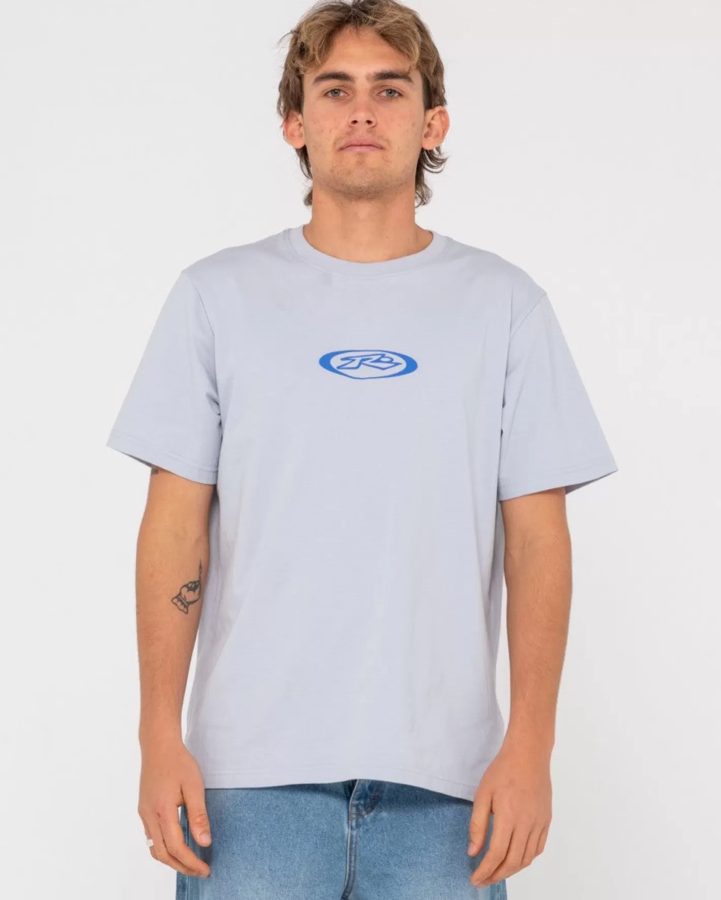 Hombre Rusty Todo Camiseta Grafica De Manga Corta