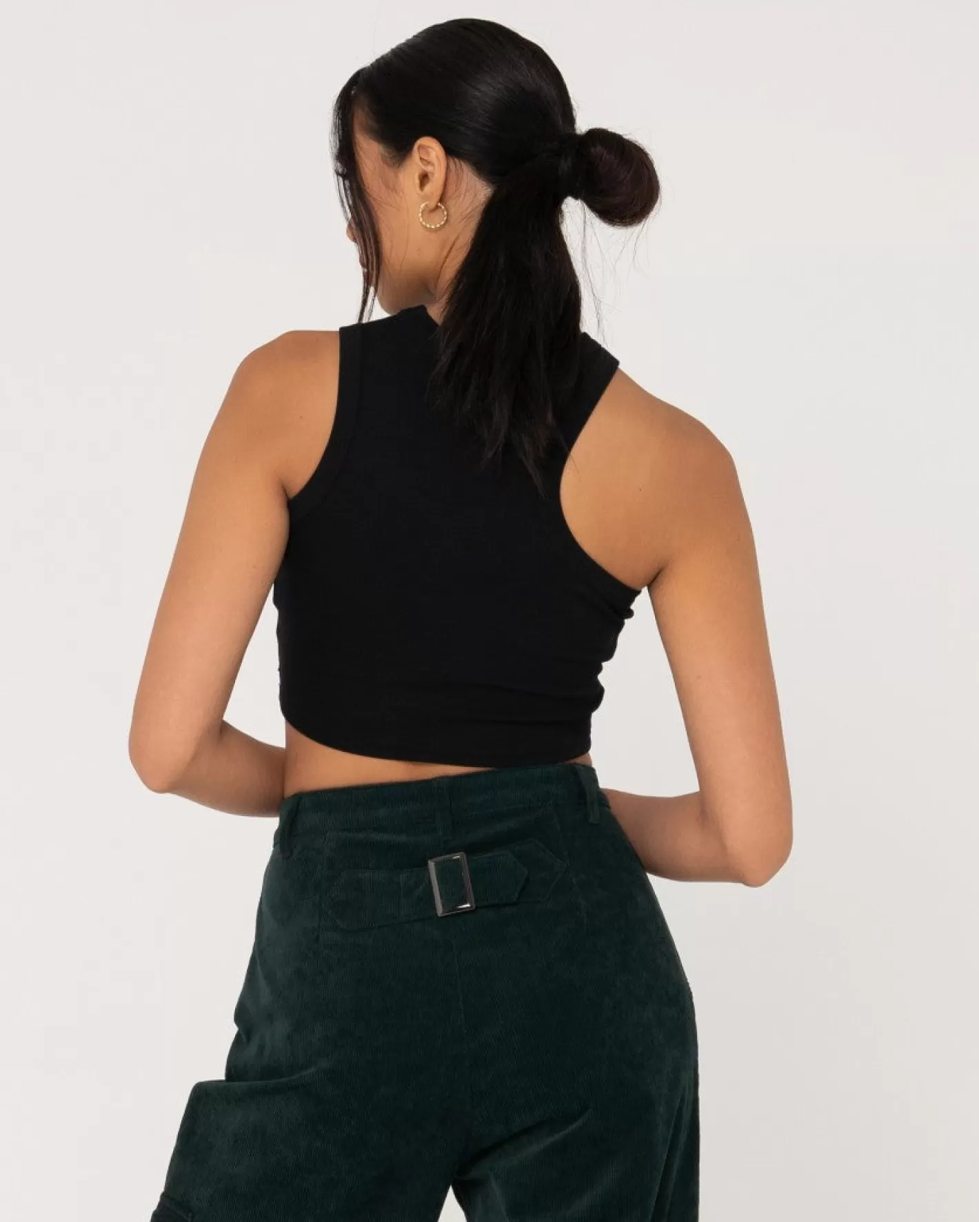 Mujer Rusty Top Corto Con Abertura Vicky
