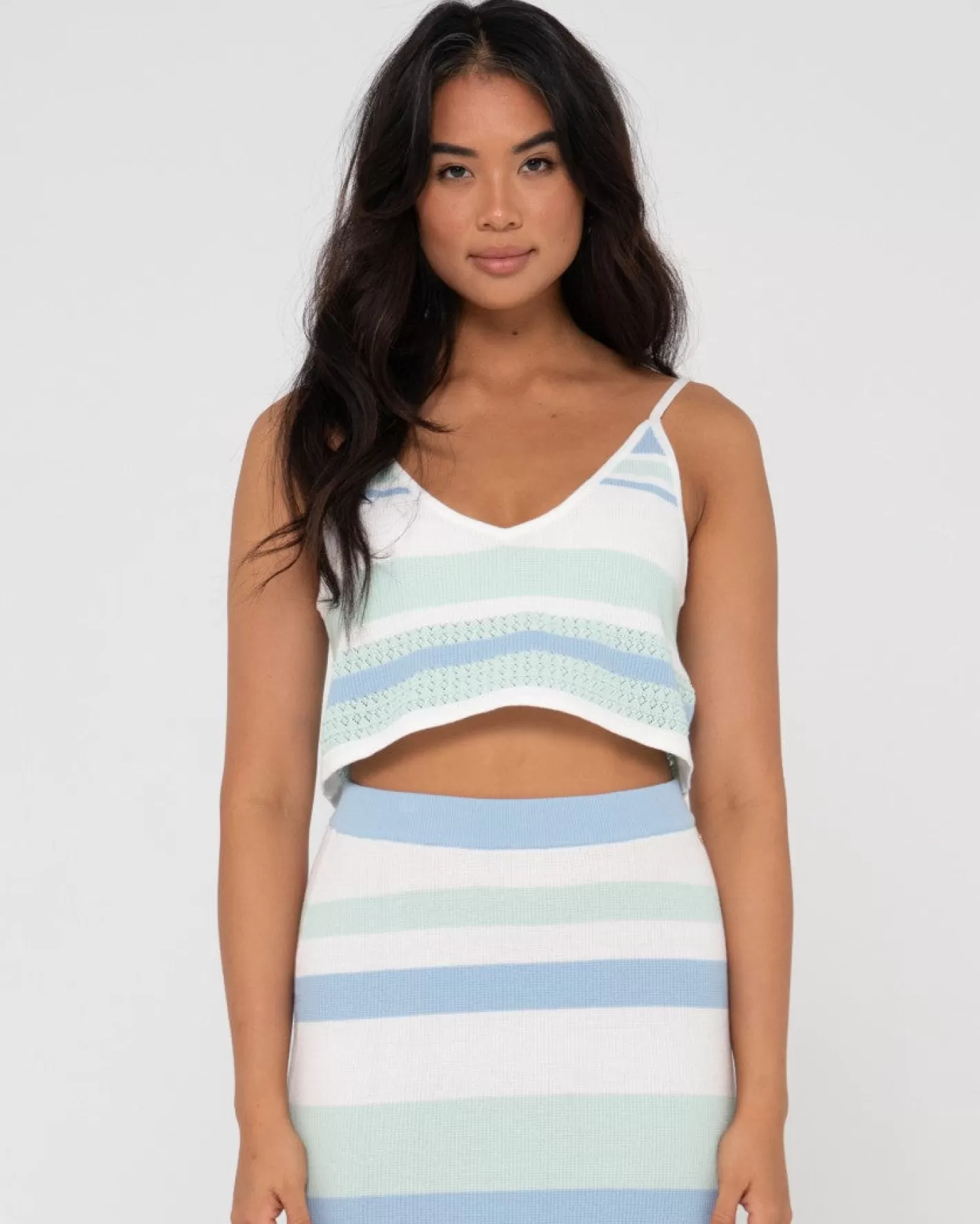 Mujer Rusty Top Corto De Punto Sandbar