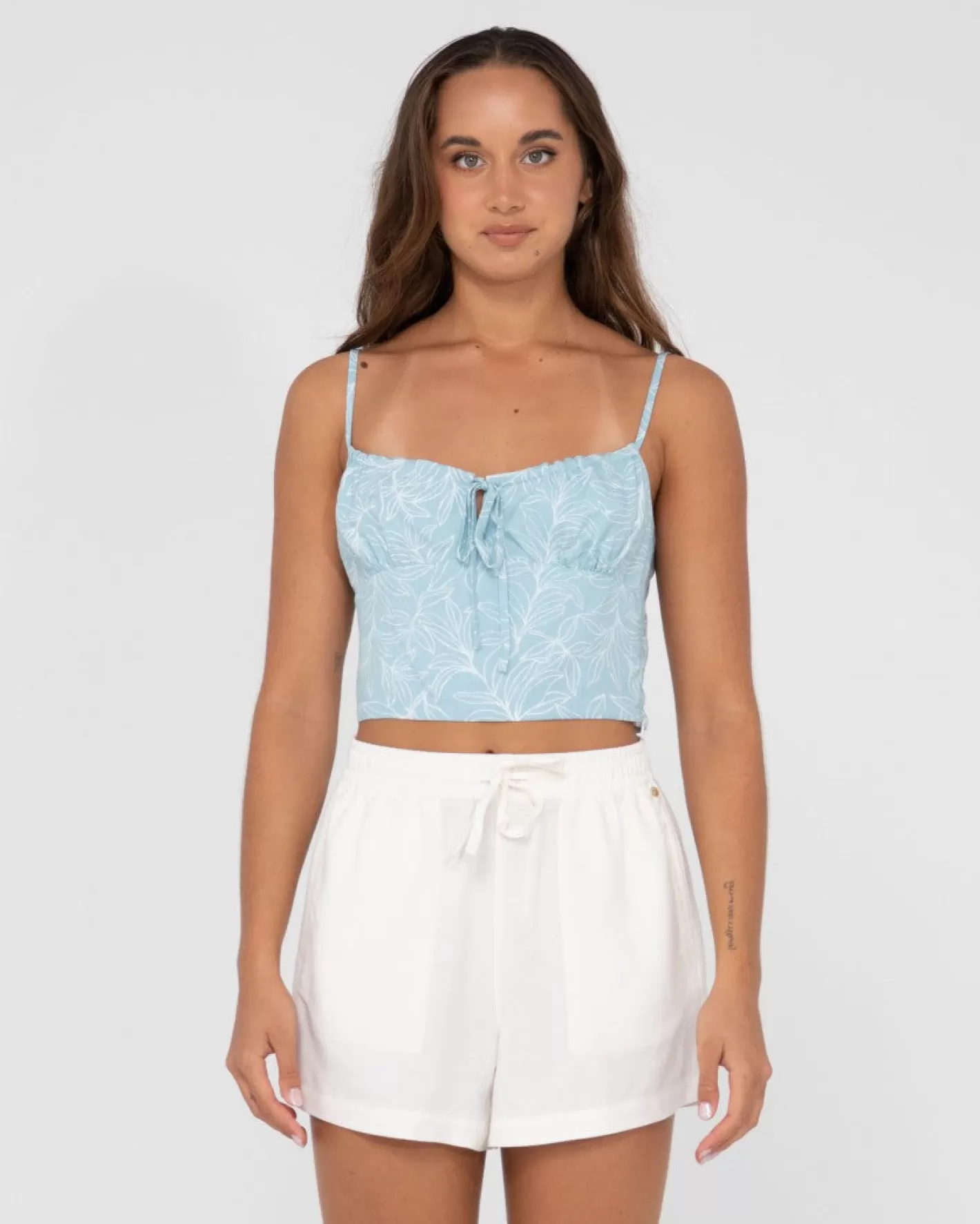 Mujer Rusty Top Corto De Tirantes Con Estampado Maia