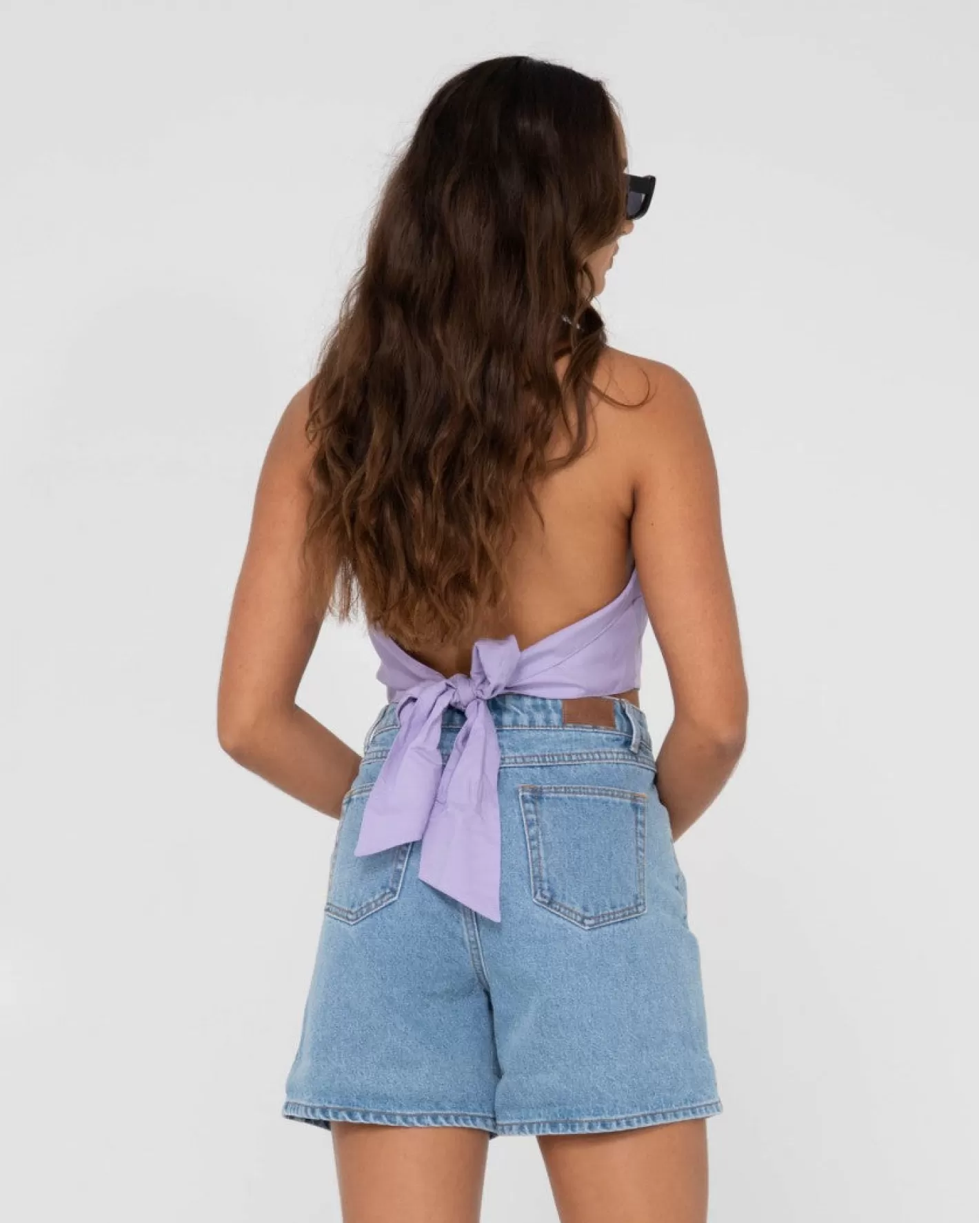 Mujer Rusty Top Corto Halter Retorcido Harlet
