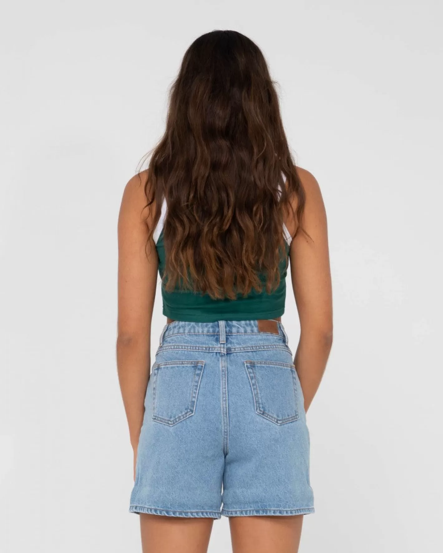 Mujer Rusty Top Corto Sin Mangas Con Grafico Prospero