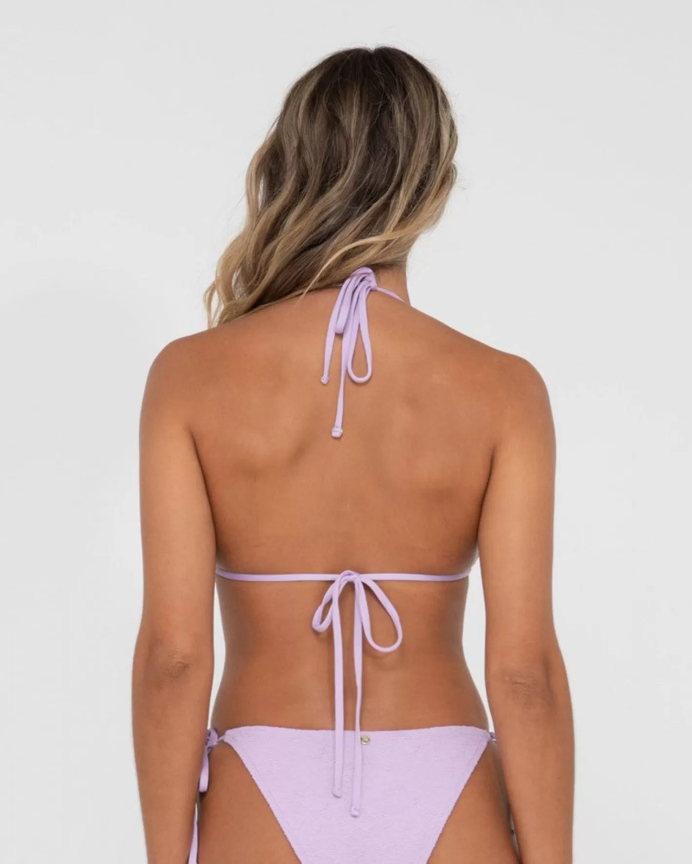 Mujer Rusty Top De Bikini Multiposicion Con Textura De Sandalo