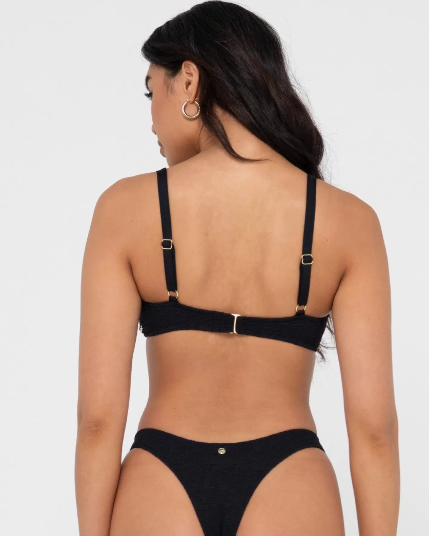 Mujer Rusty Top De Bikini Tipo Bralette Con Textura De Sandalo