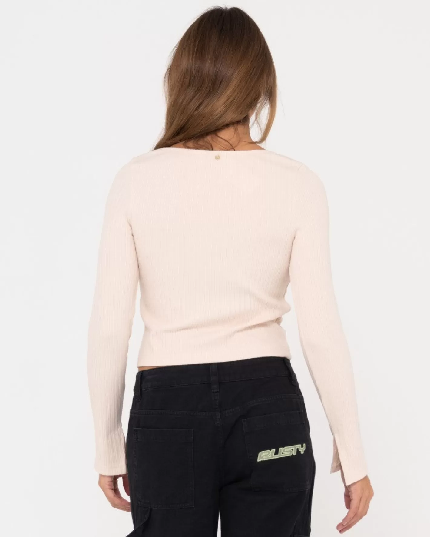 Mujer Rusty Top De Manga Larga De Canale Scarlett