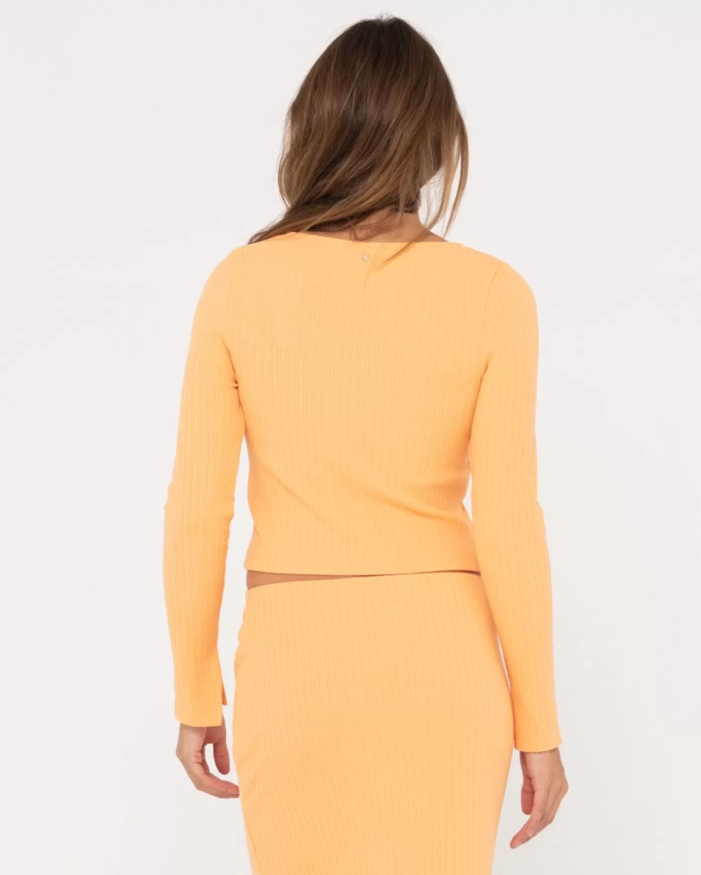 Mujer Rusty Top De Manga Larga De Canale Scarlett