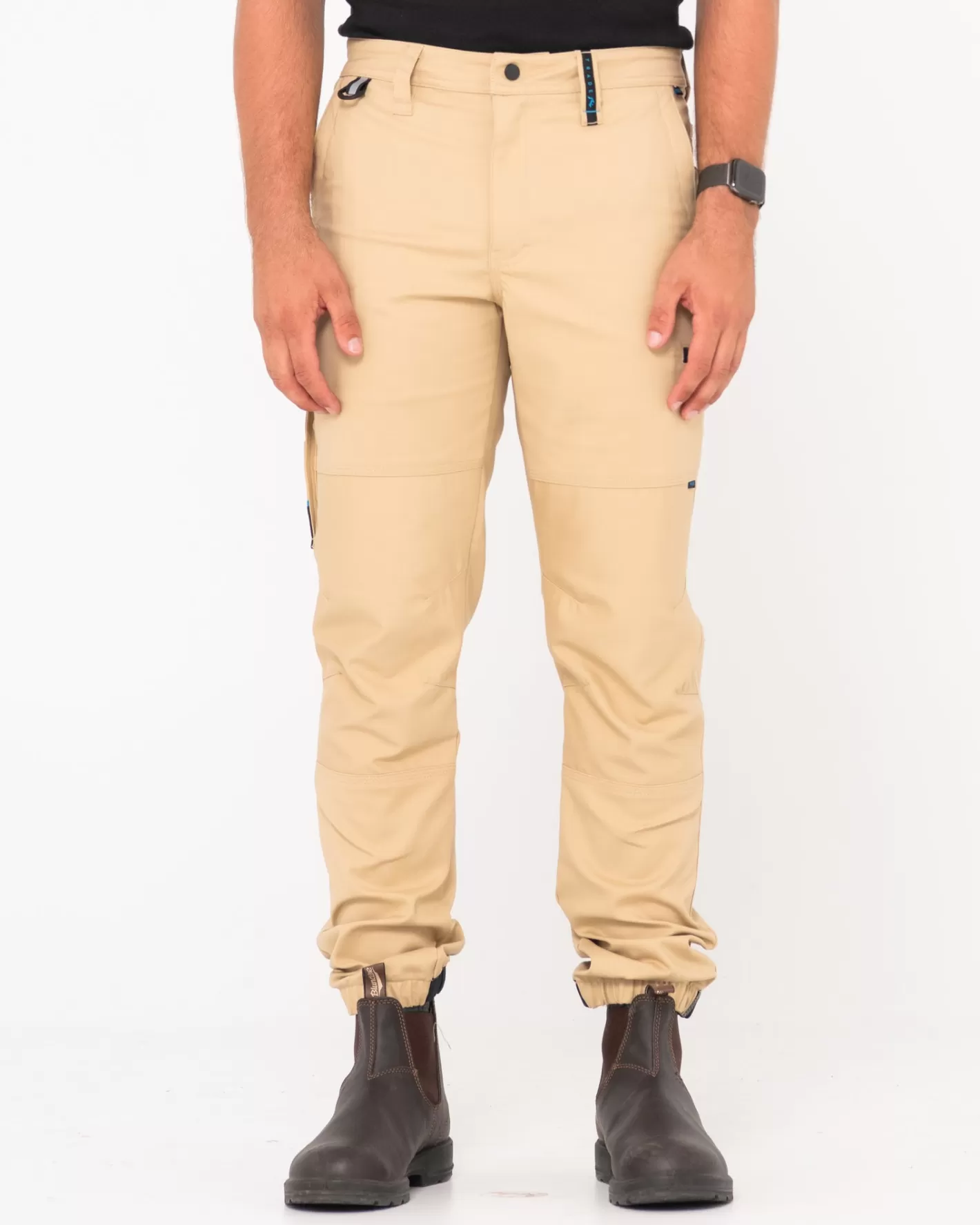 Rusty Tr246 Pantalon De Trabajo Elastico Con 9 Bolsillos Y Punos