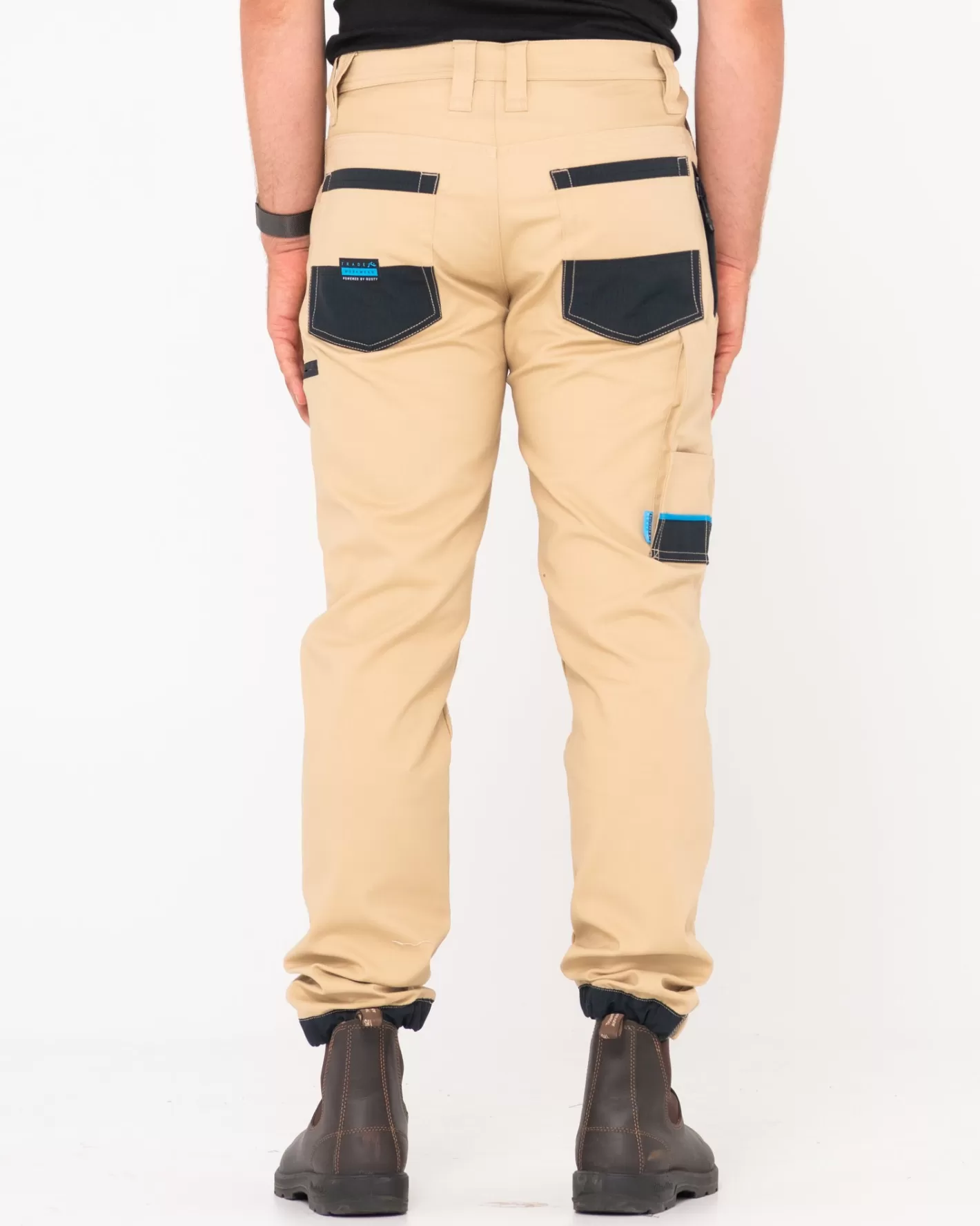 Rusty Tr246 Pantalon De Trabajo Elastico Con 9 Bolsillos Y Punos