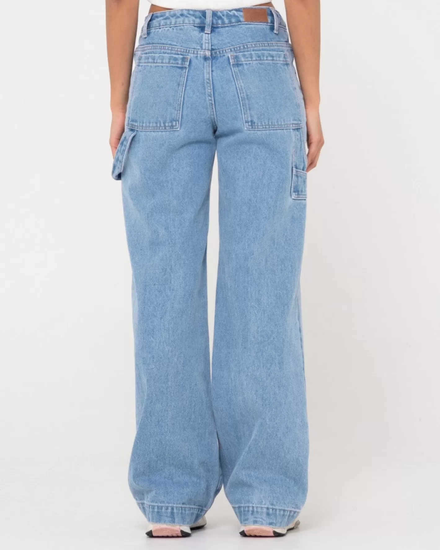 Mujer Rusty Vaqueros Carpinteros De Mezclilla De Talle Bajo Billie