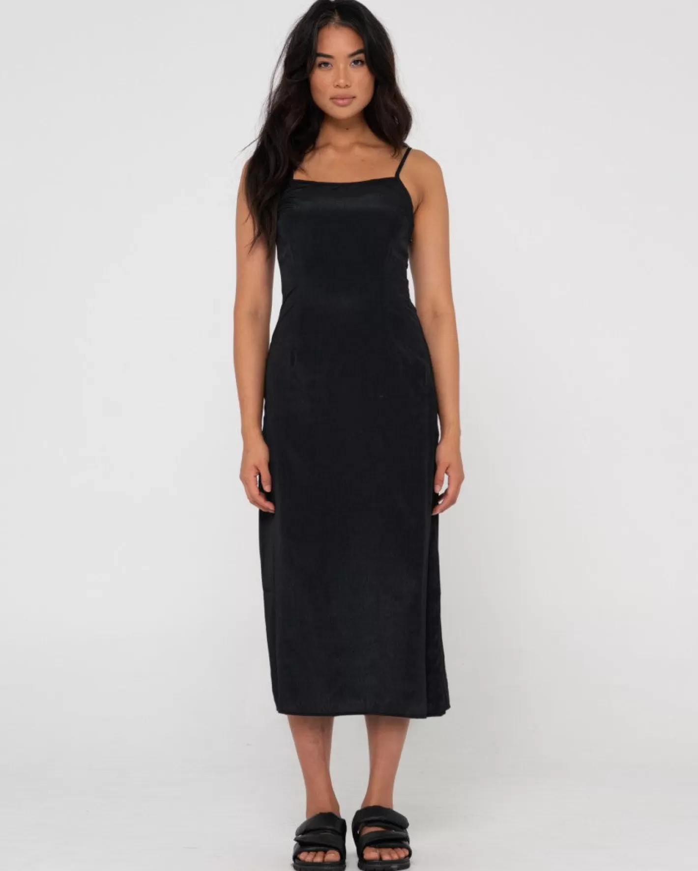 Mujer Rusty Vestido Midi Camisola Porter