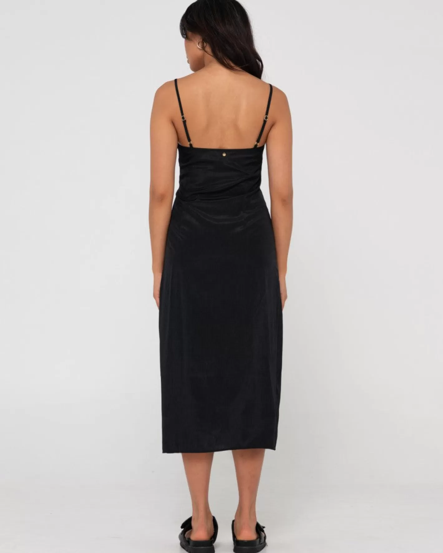 Mujer Rusty Vestido Midi Camisola Porter