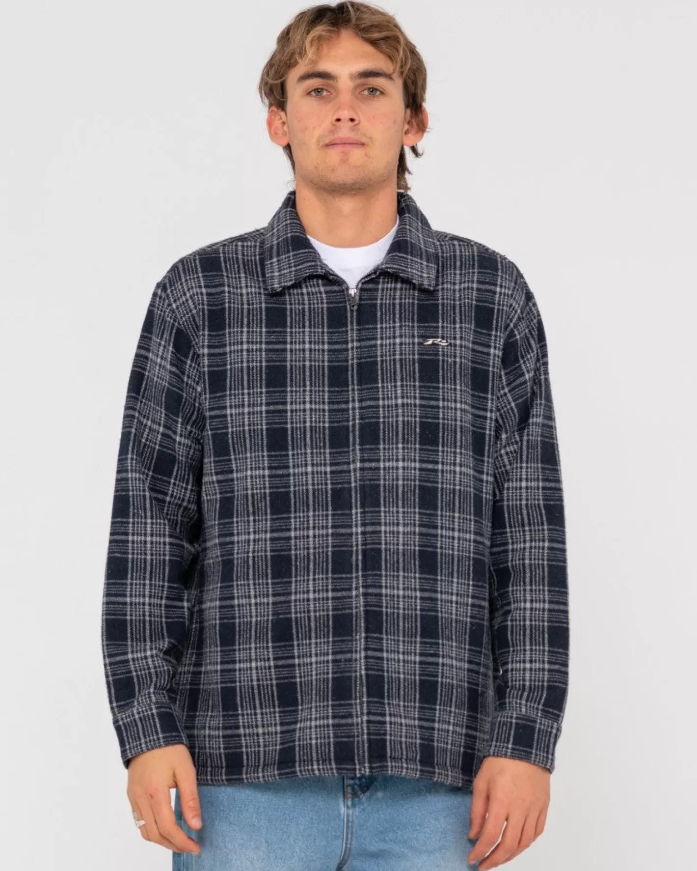 Hombre Rusty Woodchuck Zip Thru Peso Medio