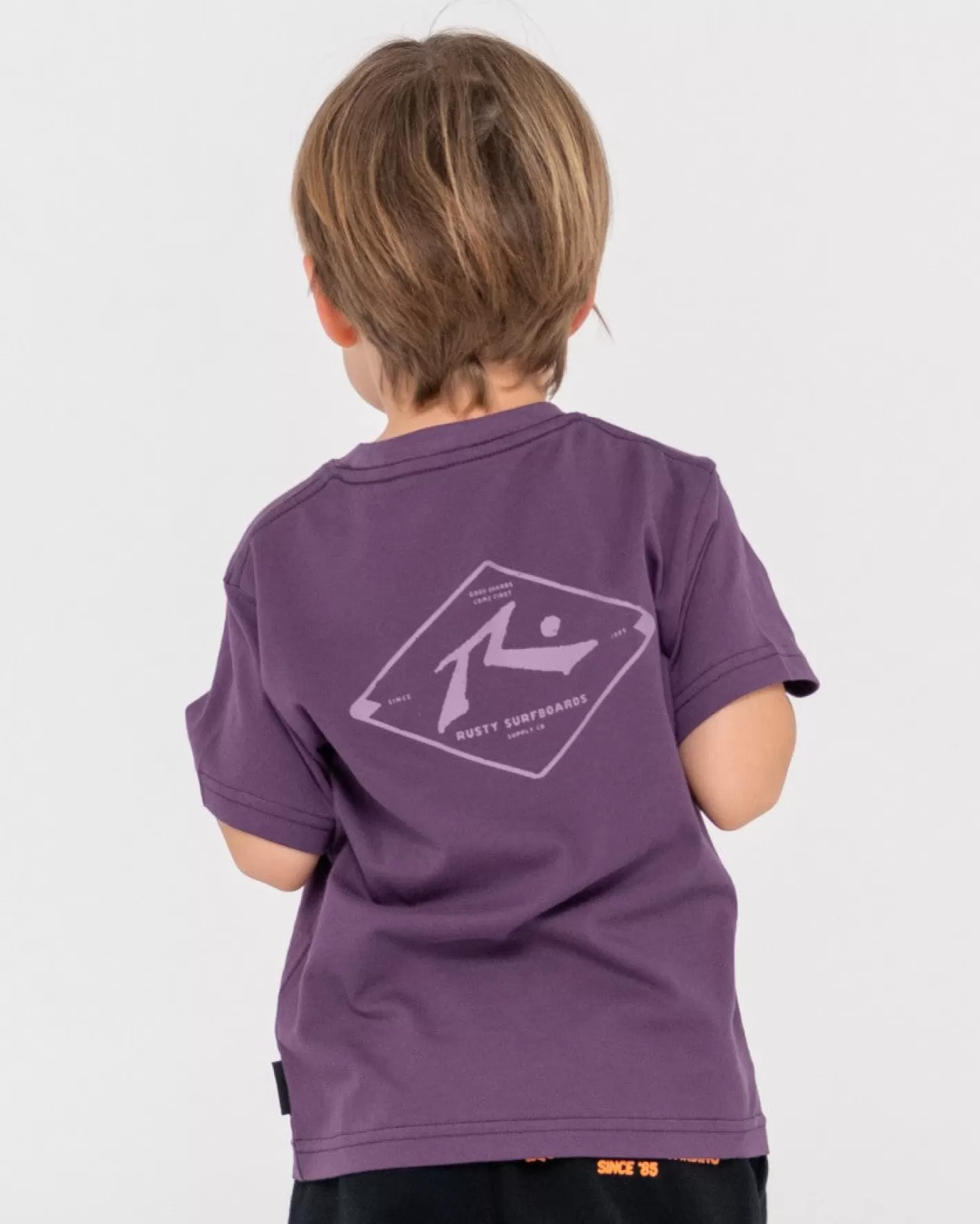 Niños Rusty Wull Wolume Camiseta Manga Corta Runts