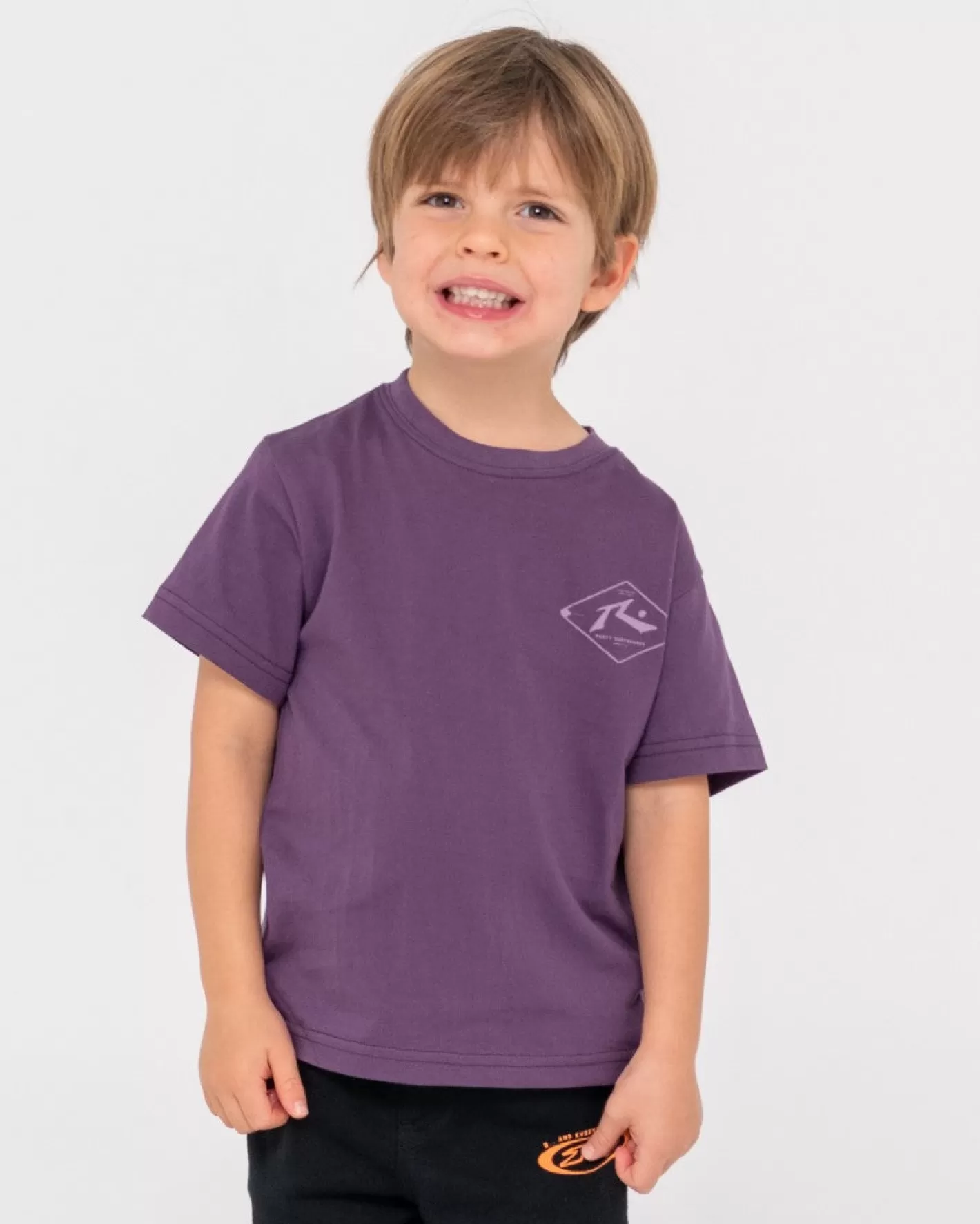 Niños Rusty Wull Wolume Camiseta Manga Corta Runts